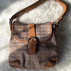 Coach Soho Convertible Signature Cross Body Bag